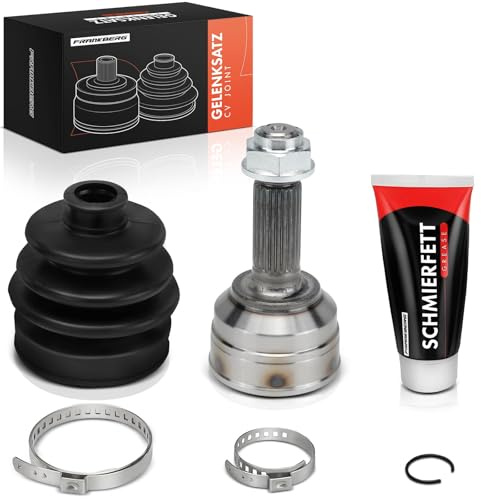 Frankberg 1x Gleichlaufgelenk Vorderachse Replace# 43420B1010 | Kompatibel mit Cuore VI L250 L251 L260 Cuore VII L275 L276 L285 Sirio.n M1 M3 Trevis YRV M2 Justy IV Aygo B1