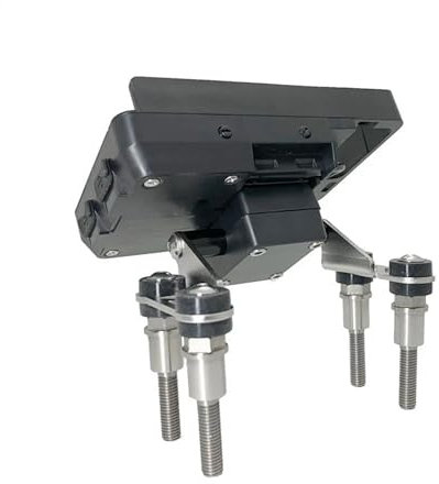 Soporte Teléfono Bici para BMW R1200R 2011 2012 2013 2014 Soporte De Navegación GPS para Teléfono Móvil con Manillar De Motocicleta con Carga USB Soporte Moto Movil(B with USB Charging)