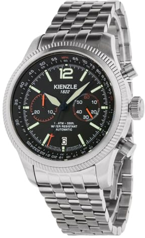 Kienzle PILOTIMER CHRONO, silber / schwarz, Modern
