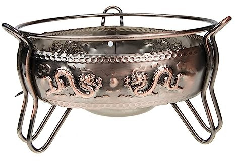 PXDOHQAW Réchaud À Bois En Acier Inoxydable Brûleur de Grill Portable Brûleur de Charbon de Bois Réchaud de Camping Sac À Dos Réchaud de Tente Réchaud À Pot En Fer