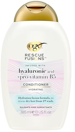 OGX Rescue Fusions Hyaluronic Acid Hydrating Hair Conditioner, 385 ml