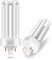 Lamptobe GX24Q-3 26W 4 Pines Lámpara Fluorescente Compacta - Blanco Cálido 2700K 3U Forma Ahorro de Energía CFL Lámpara AC 220V PLT 827 CFL No Regulable para Oficina Baño Cocina Corridor (2-Paquete)