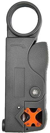 Koaxialkabel Stripper, Präzise Stripe Effizientes Bequemes Grip -Plastik -Draht -Schneidwerkzeug für Netzwerkkabel, Koaxiallinie