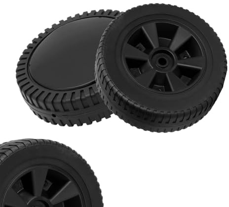 Changyeah Ruota per barbecue, 7 Nero Ruote direzionali multifunzionali per barbecue Ruote per griglia da barbecue, Kit di ruote per barbecue