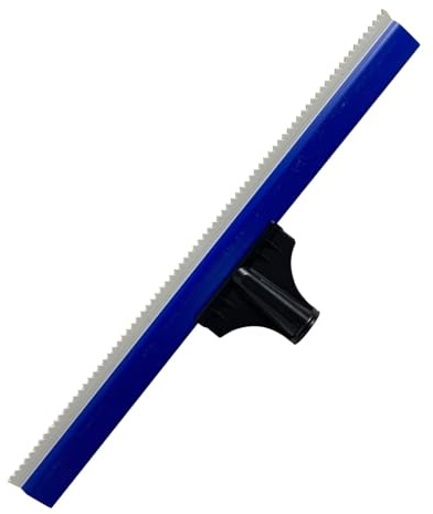 KESOTO Epoxidharz Rakel Zahnrakel Bodenrakel Beschichtungswerkzeug Verlegewerkzeug mit Robuster Zahnung für Gleichmäßigen Farbauftrag für Garagenböden Und W, 20 cm