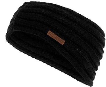 Knit Factory - Nica Stirnband - Schwarz - One Size