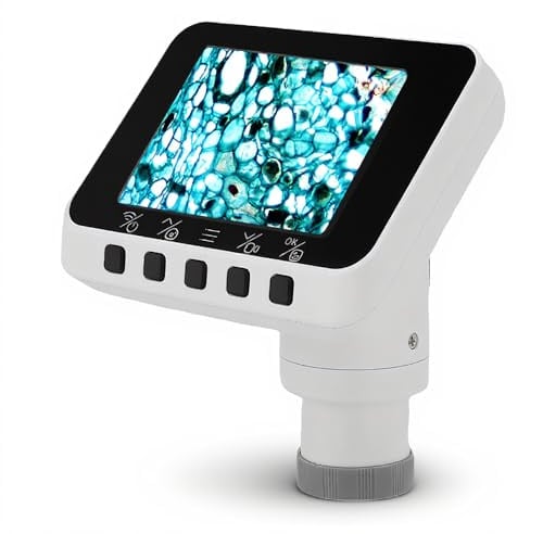 WiFi Digital Microscope Eyepiece, 2.8in Display 1080P HD Video Live View, Wireless Astronomy Camera for Exploration Observation