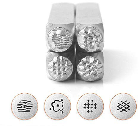 Impressart Texture Series 2 Stamp Set 6mm Pack of 4