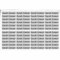 Indigos UG Namensaufkleber Kinder Schule - 150 Sticker - 36x7 mm - Aufkleber selbst gestalten - Namensschilder selbstklebend Kindergarten, Sticker KITA, Brotdose, Flasche, Federmappe, Stifte - grau
