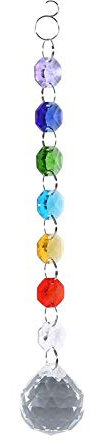 Zerodis Kronleuchter Kristalle Ball Prismen Regenbogen hängen Anhänger Maker bunte facettierte Perlen Fenster Kronleuchter Lampe Vorhang Suncatcher Hochzeit Weihnachten Ornament