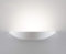 MAZZOLA LUCE Applique lampada da parete di ceramica bianca pitturabile mezzaluna