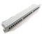 1aTTack.de 367464 Patchpanel CAT6 24 Port weiß Verteilerfeld LSA+ Anschlusstechnik Netzwerk Verteilung - RJ45 - TIA 568 A/B - weiß