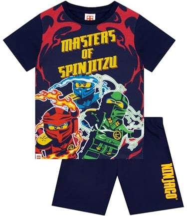 LEGO Jungen Ninjago Schlafanzug,Mehrfarbig,146 (Herstellergröße: 11-12 Jahre)