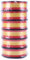 FLOJIM 6 Rollos de Cinta Decorativa con la Bandera España para Regalos, Lazos, Pulseras, Flores - 19 mm. x 5,5 m