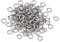 Craftdady 2000 Stück 4mm Edelstahl Biegeringe Biegeringe 0,8mm dick für die Schmuckherstellung