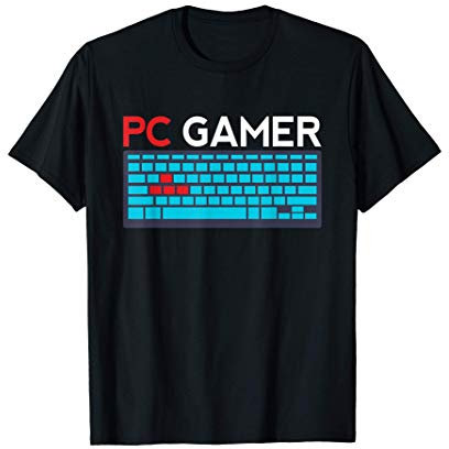 Cooler PC-Spieler - Computer-Gaming-Tastatur - WASD RPG FPS T-Shirt