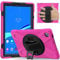 Bspring Lenovo Tab M10 HD 10.1 Inch 2020 2nd Gen TB-X306X/TB-X306F, PC Holder Tablet Silicone Case, All-inclusive Anti-drop For Lenovo Tab M10 hd Plus 10.1 Inch 2020,RoseRed