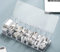 YunNasi Kabel Aufbewahrungsbox Kabel Organizer Box mit 10 Kabelbindern Kabel Management Box transparenter Kunststoff Aufbewahrungsbox für Arbeitsplatte Organizer (Large with Lid)