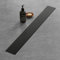 Sharpeye Barres de vidange rectangulaires pour douche - Noir - 71 cm