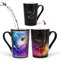 Mugkiss Capricorn Heat Color Changing Constellation Cup 12oz, Horoscope Coffee Mug, Ceramic Mugs, Unique Holiday Birthday Gift for him and her, December January Magic Presents