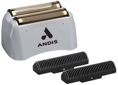 Andis 17280 ProFoil Lithium Rasierer Ersatz Titanfolie Montage und Innenschneider, Grau