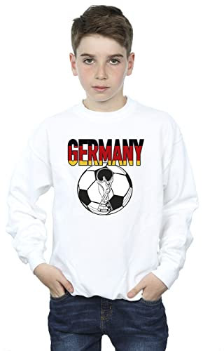 Absolute Cult World Cup Boys Germany Football Sweatshirt White 7-8 Years