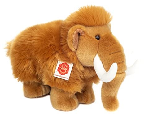 Teddy Hermann 94500 Mammut 30 cm, Kuscheltier, Plüschtier mit recycelter Füllung