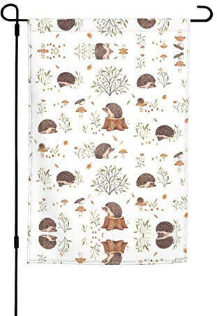 Nature Lovely Igel Lovers Yard Dekoration Flagge 30,5 x 45,7 cm doppelseitige Garten Terrasse Rasen Hof Outdoor Dekoration Flagge