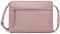 David Jones - Damen Umhängetasche - Kleine Flache Handtasche PU Leder - Tasche Klassiche Elegante Beuteltasche Reise Shopping Handytasche Arbeit Clutch Party - Rosa