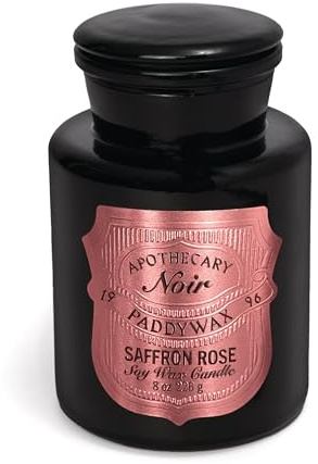 Paddywax Luxury Candles Apothecary Noir Collection Duftkerze, natürlich, 226 g, baltische Glut