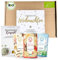 Bio Tee Geschenk Weihnachten - Fröhliche Weihnachten - Mit Liebe gefertigt von Menschen mit Behinderung | fair | loser Tee als Geschenkbox