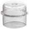 Couvercle doseur de 100 ml - Bouchon d'étanchéité pour Thermomix TM5 TM6 TM31 - Pièce de rechange transparente