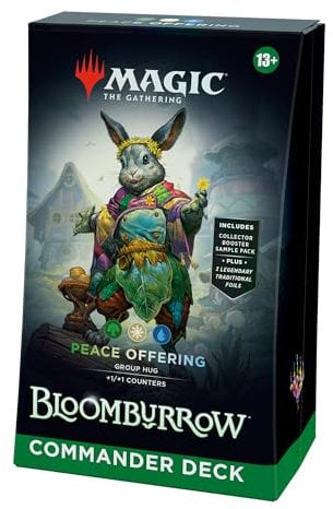 Magic: The Gathering Bloomburrow-Commander-Deck – Friedensangebot (Deck mit 100 Karten, Sammler-Booster-Probepackung mit 2 Karten + Zubehör) (English Version)