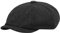 Herren Schirmmützen Sommer Cap BlackHerringstone Flat hat Boy Mens Baseballmütze Schirmmütze Poker (Black, One Size)