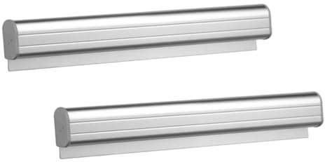 CIYODO 2stücke Aluminium Menühalter Robuste Einfache Installation Rutschfreier Schiebetickethalter Für Küche Und Restaurant Langlebiges Aluminium Zur Organisierten Aufbewahrung Von Quittu