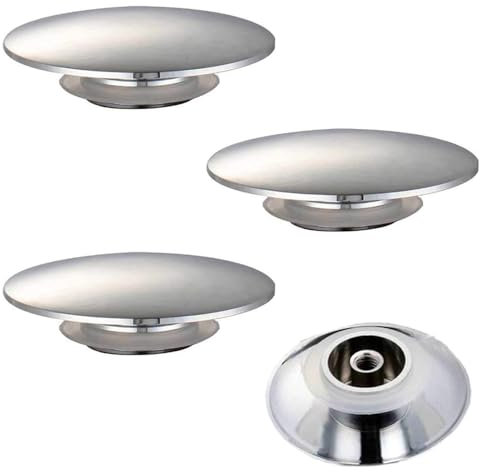 3PCS Bathroom Sink Push Button Replacement Parts Bathroom Basin Sink Push Button Drain Stopper 66mm