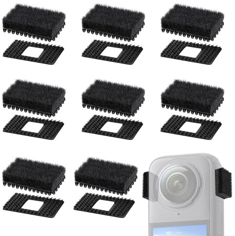 Mic Wind Muff for Insta360 - Furry Mic Windscreen 8pcs Compatible with Insta360 X4 Camera, X3 Camera, Outdoor Wind Noise Reduction by YOUSHARES