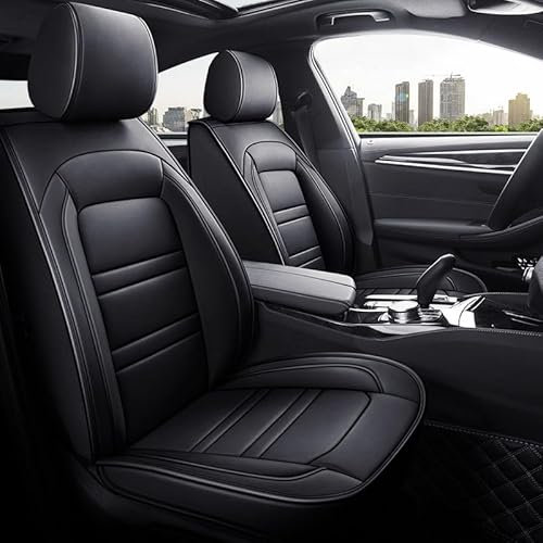 Chifeng Vordersitzbezüge 2 Stück, wasserdichte Und Abriebfeste Kunstleder-Autositzschoner, Für Mazda CX-3 CX-30 CX-5 CX-60 MX-30 Mazda 2 Mazda 3 Mazda 6 (Mazda 6)
