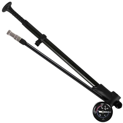 Fahrrad-Luftpumpe, Fahrrad-Reifenpumpe, Roller-Reifenfüller, Luftpumpe aus Aluminiumlegierung, Handpumpe mit max. 300 psi, leicht und kompakt für Motorrad- und Roller-Reifen