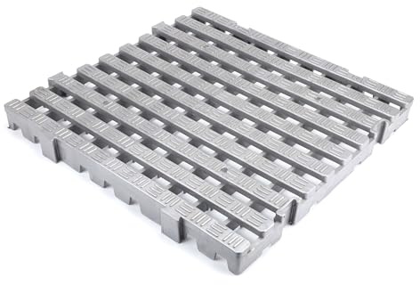 Bodenbelag, 50 x 50 x 4,8 cm - robustes Holzbrett, ideal für den Innen- und Außenbereich, einfach zu installieren und zu pflegen, langlebig und stabil
