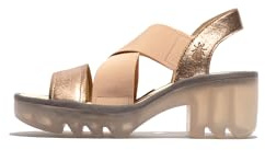 Fly London Damen TAJI502FLY Sandal, Sahara, 36 EU