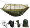 Hamac avec moustiquaire - Pour l'extérieur et le camping - Portable - Tissu parachute - Tente pour deux personnes - 260 x 140 cm - Capacité de charge : 200 kg L camouflage