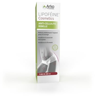 Arkopharma Lipoféine® Cosmetics Gel - Gel anti-cellulite rebelle - Tonifie et rafermit la peau avec 5% de caféine - Tube de 200 ml