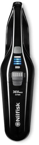 Nilfisk Aspiradora de Mano Quick - Aspirador sin Cable y sin Bolsa - Negra (36 V)