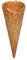 PJaspert Eiswaffeln | Eishörnchen - Dänische Hörnchen Crispy 130x50mm (28 Stück)
