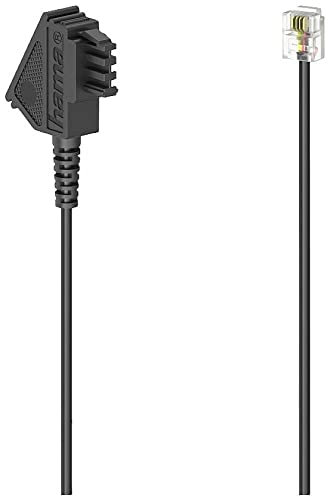 Hama DSL Anschlusskabel [1x RJ11-Stecker 6p4c - 1x RJ45-Stecker 8p4c] 3m Schwarz