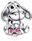 MGIUL Smile Grey Donkey Bow Charm Pendant für Armbänder Halsketten 925 Sterling Silber Anhänger Perlen Schmuck Geschenk für Frauen
