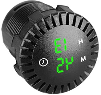 Navna Auto Boot SUV ATV Für Cross Bike Scooter 12V/24V Auto Motorrad Zubehör Armaturenbrett Digitaluhr LED Display Waterpro Led Digital Uhren Für Schlafzimmer