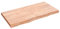 vidaXL Comptoir de Salle de Bain, Dessus d'Armoire avec Bord Vivant, Plan de Travail de Toilette, Marron Clair 120x60x(2-6) cm Bois Traité