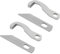 HOODANCOS 4pièces Couteaux De Surjeteuse Blades De Remplacement Pour Machine à Coudre Accessoires De Couture Supérieurs Et Inférieurs Compatible Plupart Des Surjeteuses